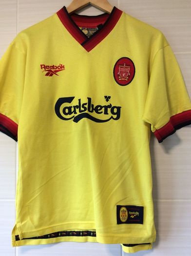 Liverpool Jersey. Official Reebok Mens Away Season 1997-1998. Original From The Time. Not A Modern Day Remake.