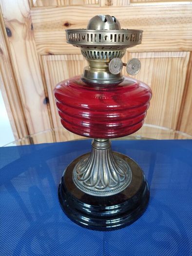 Antique oil lamps in very good condition. 305 each