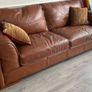 2 seater leather sofa Image 2