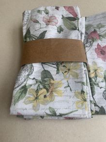 Easter cotton napkins x 6