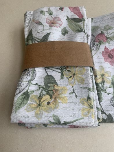 Easter cotton napkins x 6