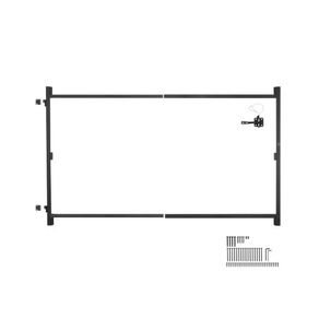 Gate Building Kit, Fits 60 to 96 in Wide Openings, Up from 6 to 7 ft High Fence, Adjustable Gate Building