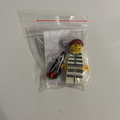 Lego City Police Jail Prisoner minifigure
