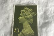 Old British Queen Elizabeth stamp