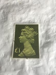Old British Queen Elizabeth stamp
