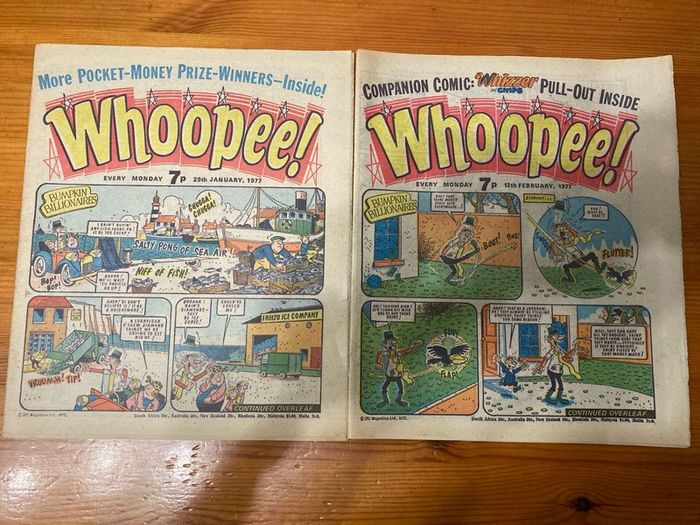 Comics: 'Whoopee!' comics 1977 (15 numbers)