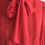 Zara pussy bow blouse. New. Size M Image 3