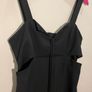 TRENDYOL Black Woven Cut Out Detail Side Split Maxi Size 14! Image 8