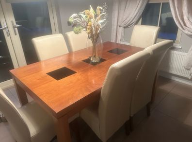 table and 6 chairs