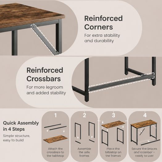 New stable computer home study desk - FREE P&P