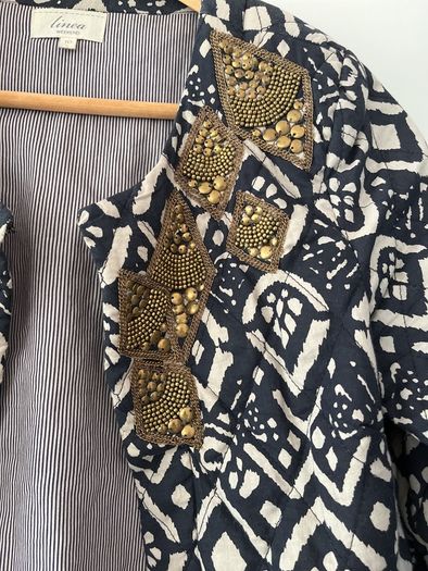 Embellished padded jacket