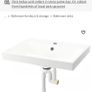 IKEA ANGSJON 2-Drawer Wash Stand BACKSJON Sink - Unused Oak Effect 60cm Image 6