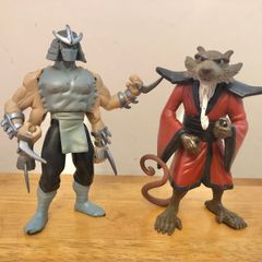 TMNT Shredder and Splinter Figures