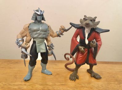 TMNT Shredder and Splinter Figures