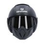 Shark Street Drak Motorbike Helmet, matt Black - Size M (57-58) Image 2