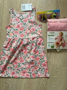 Baby girl bodysuits dress and sunglasses