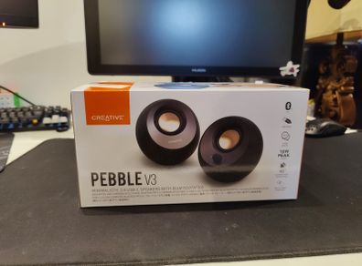 Brand new CREATIVE Pebble V3 Speakers with  Bluetooth 5.0