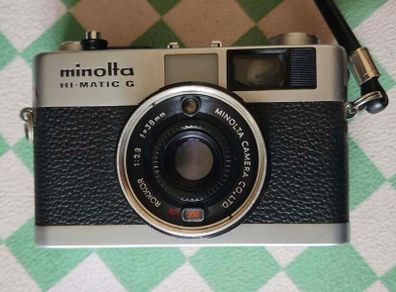 Minolta Hi-Matic G (1974) 35mm Rangefinder Film Camera (Serviced & Calibrated)