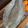 Vintage Italian Design Glass Folies Platter by IVV Handmade Image 4