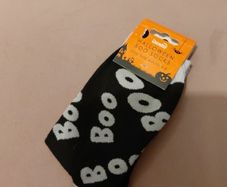 halloween Boo ladies socks