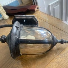 6 x Outdoor wall lanterns/lights