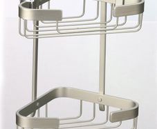 Aluminium Two Tier Corner Bathroom Caddy