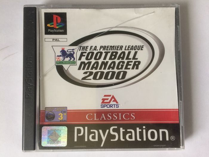 The F.A. Premier League Football Manager 2000 (Playstation 1 Game) [PAL]