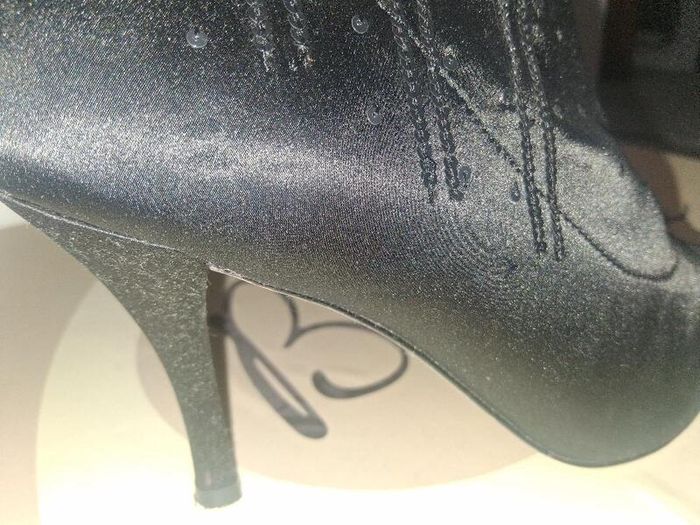 Bourne Knee High Satin Stretch Boots