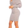 V-neck Knit Dress With Decorative Buckle Fits 6-8-10 Worn Once For 2 Hours Like New Image 4