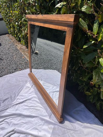 Wooden mirror