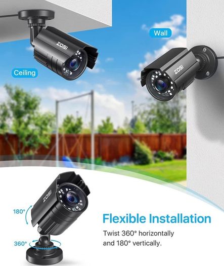 2MP 1080p Outdoor/Indoor Home Security Camera (Hybrid 4-in-1 HD-CVI/TVI/AHD/960H Analog CVBS),24PCS LEDs,80ft(24M) IR Night Vision,Weatherproof Surveillance CCTV Bullet Camera (FREE POSTAGE)