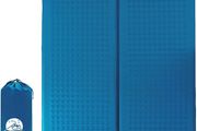 Double Self-Inflating Camping Mat - 2 Man Lightweight Sleeping Mat, Inflatable Camping Mat for 2 Person, Two Man Thick Sleeping Pad with Pillow for Hiking, Backpacking, Car Camp (FREE POSTAGE)