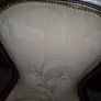 Victorian Style Vintage Balloon Back Upholstered Nursing Chair Image 10