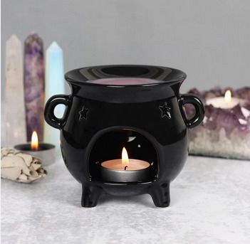 3in1 Set: Witchy Tea Light Holder & Aroma Oil Burner - unique gift