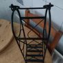 Black Metal Wrought Iron Wine Rack - Perfect New Condition Image 6