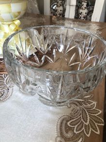 large crystal bowl