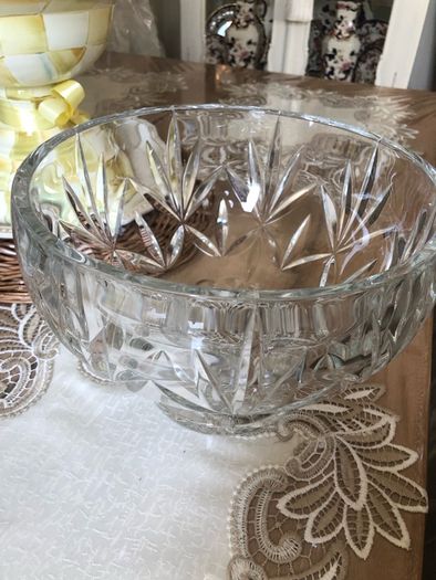 large crystal bowl