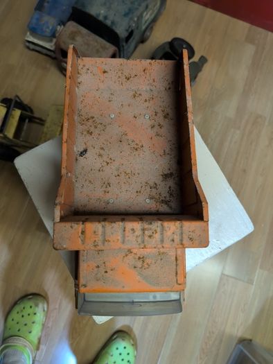 Rare Vintage 1970s Rico Espana Super Sanson Pressed Steel Dump Truck