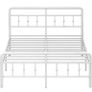Double Bed Frame 4ft6 with Headboard and Footboard, Metal Bed Frame Double 46 cm High Image 9