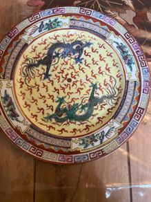 antique Chinese plate