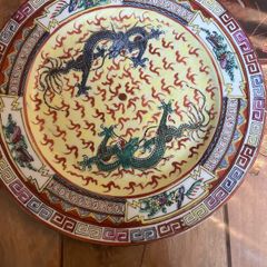 antique Chinese plate