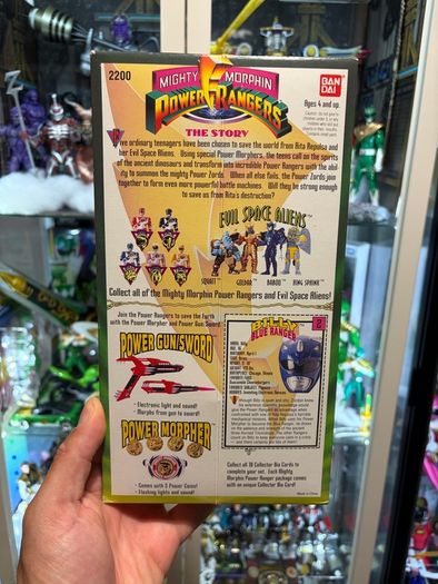 1994 Mighty Morphin Power Rangers 8 inch Figures