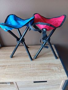 Kids camping stools in good condition