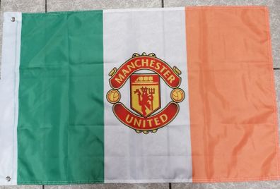 Manchester United Ireland flag 3ft x 2ft.