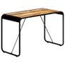 Dining Table 118x60x76 cm Solid Rough Mango Wood Image 8