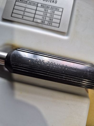 SOMET Precision Dial Bore Gauge 105-205mm Depth 400mm Czech Republic NOS Boxed