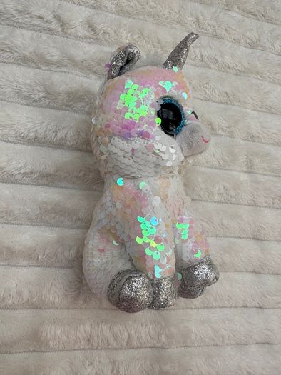 TY Flippables Diamond the Unicorn approx. 6 Used Please see photos