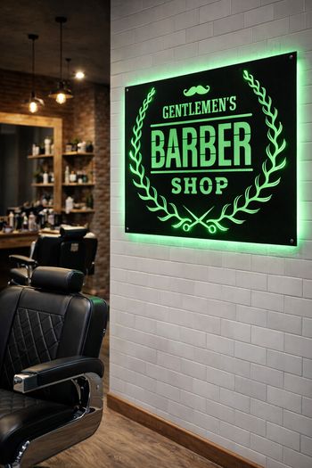 Barber Shop LED Sign
