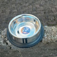 Dogs bowl stainless. 2 of.