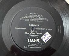 Horslips vinyl single Irish pressing
